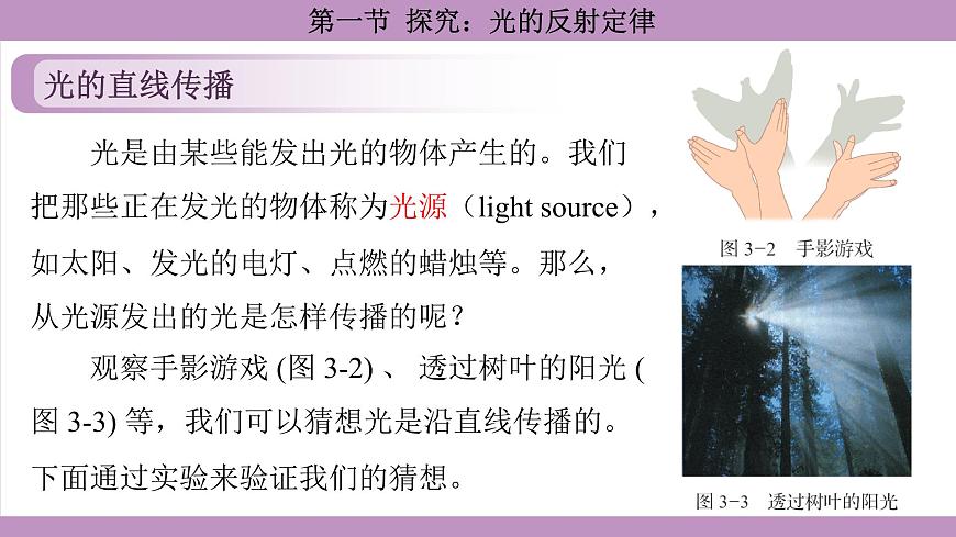 沪科版（2024）物理八年级全一册 3.1探究：光的反射定律（课件）第5页