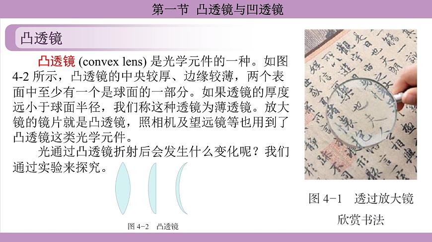 沪科版（2024）物理八年级全一册 4.1凸透镜与凹透镜（课件）第5页
