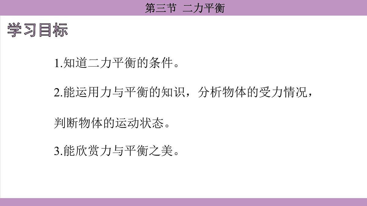 沪科版（2024）物理八年级全一册 7.3二力平衡（课件）第4页