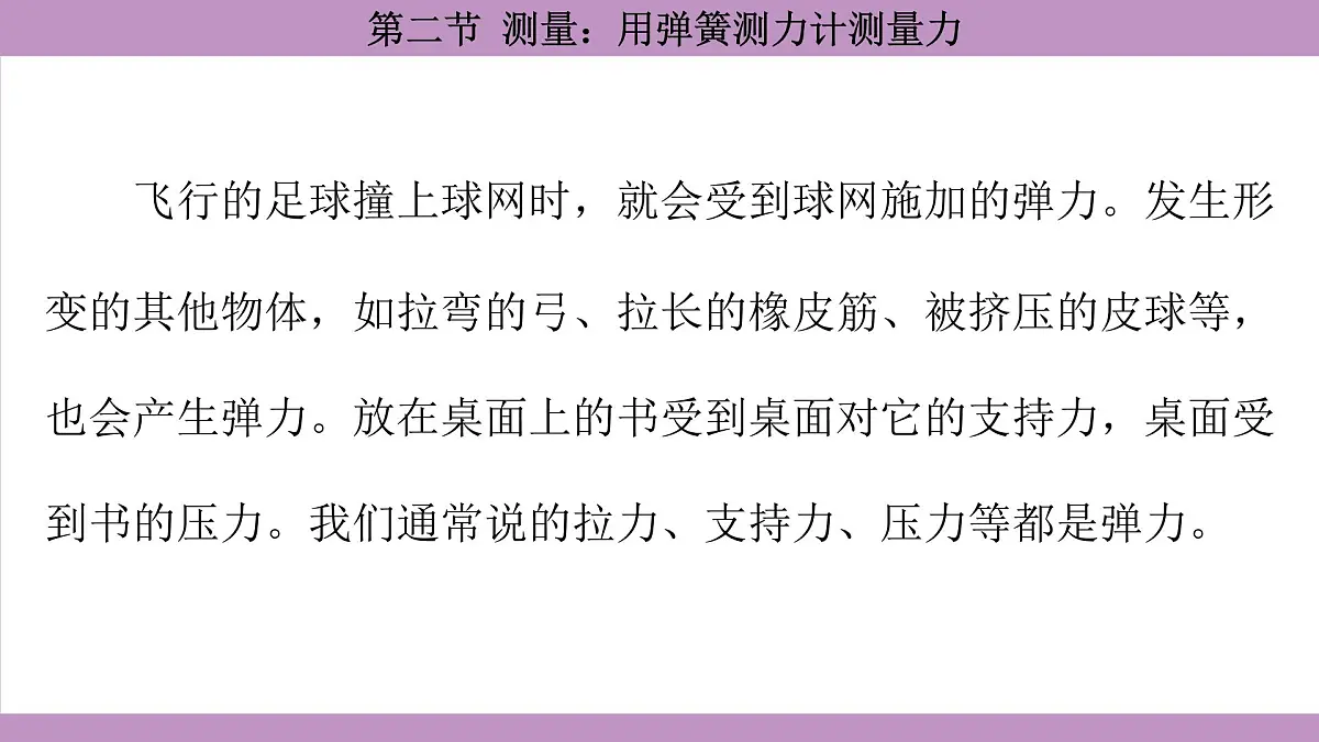 沪科版（2024）物理八年级全一册 6.2测量：用弹簧测力计测量力（课件）第7页
