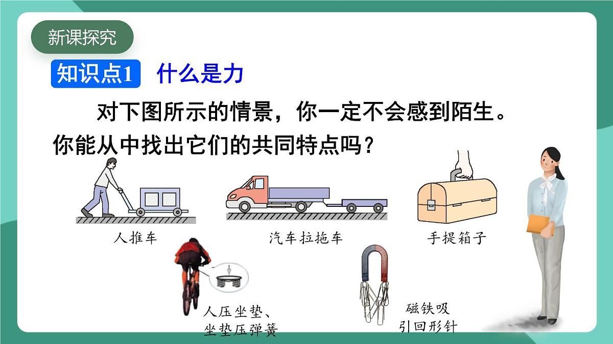 北师大版（2024）物理八年级下册7.1 《力》课件第3页