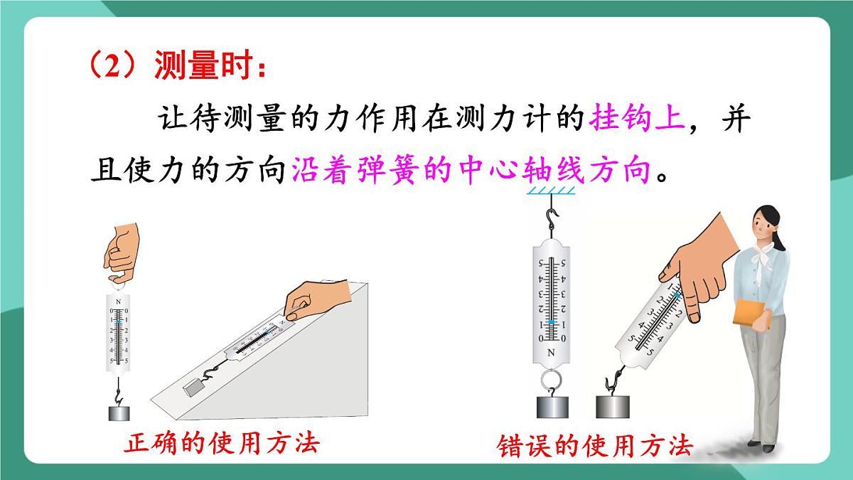 北师大版（2024）物理八年级下册7.2《 力的测量 弹力》课件第6页