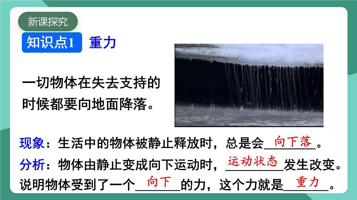 北师大版（2024）物理八年级下册7.3《 重力》课件第4页