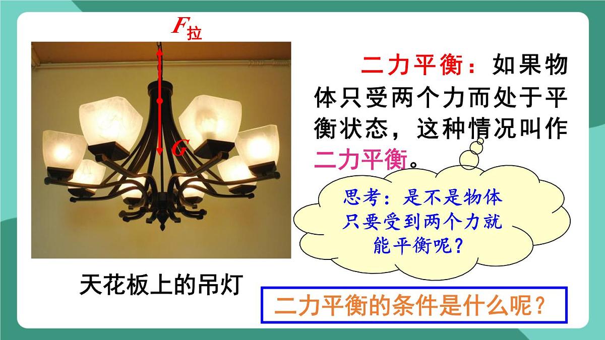 北师大版（2024）物理八年级下册7.5 《 二力平衡》课件第8页