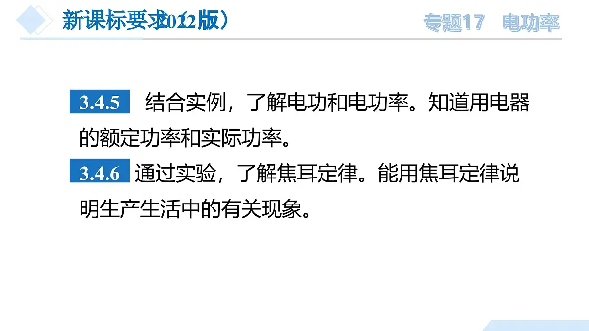 中考物理总复习专题17 电功率（课件）-2024物理中考一轮复习资料第4页
