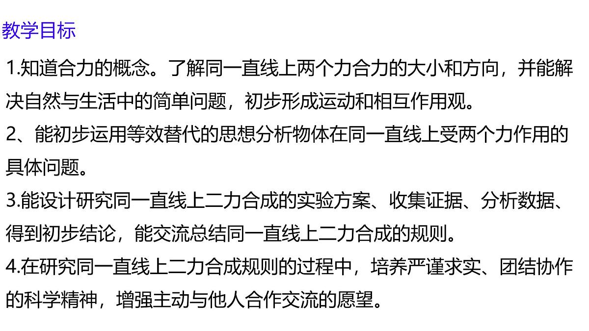 8.4 同一直线上二力的合成 （课件）2024-2025学年人教版八年级物理下册第2页