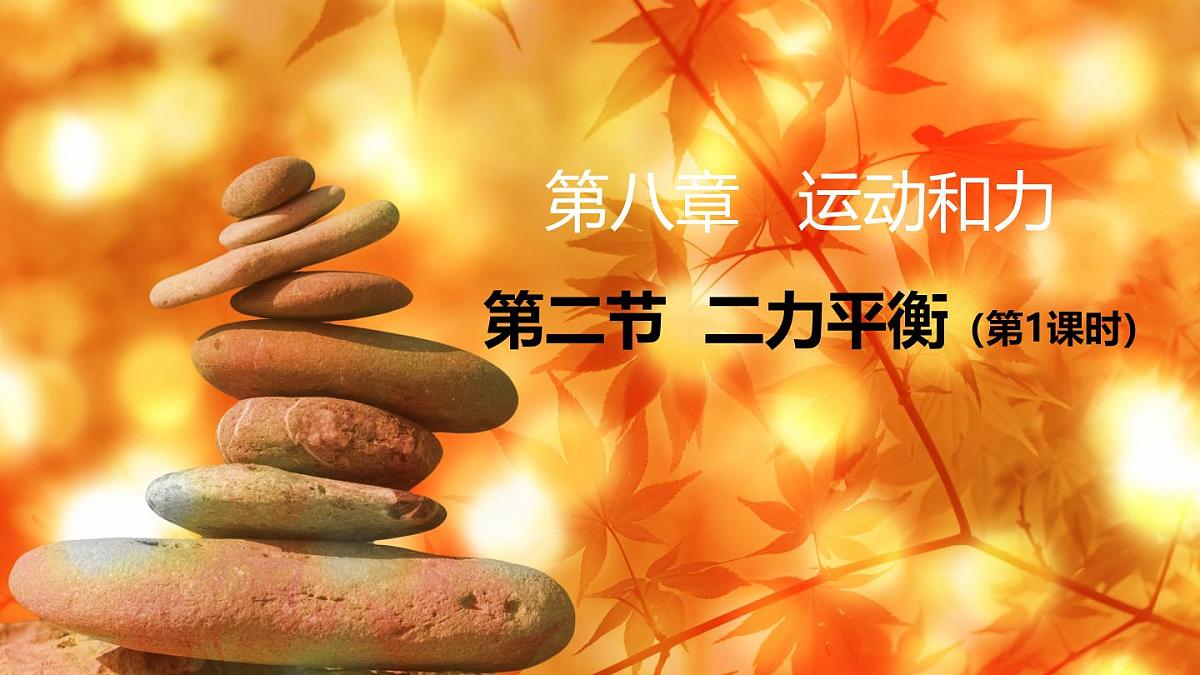 8.2 二力平衡（课件）2024-2025学年人教版八年级物理下册第1页