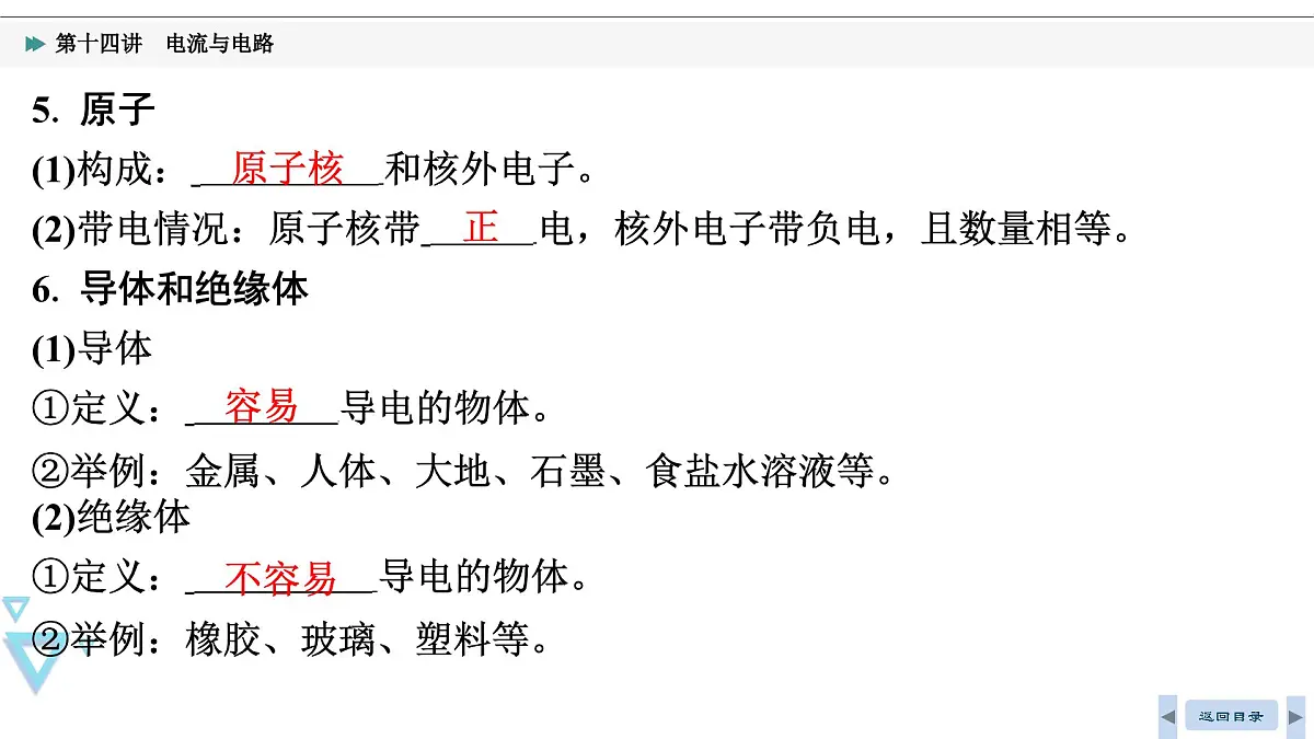 第十四讲　电流与电路2025年湖北省中考物理复习课件第6页
