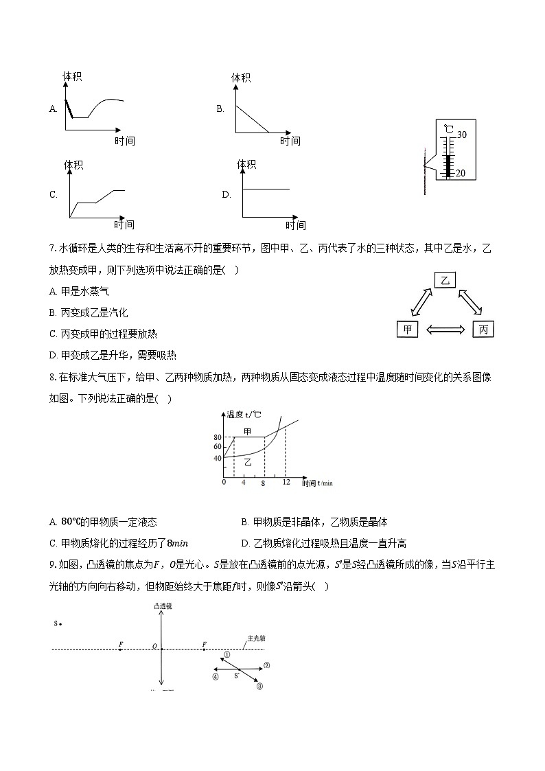 广东省广州市增城区2024-2025学年八年级（上）期末物理试卷【含解析】第2页