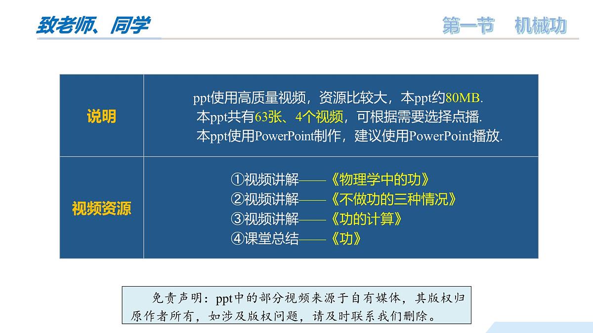 10.1 机械功（教学课件）八年级物理全一册同步高效课堂（沪科版2024）第2页