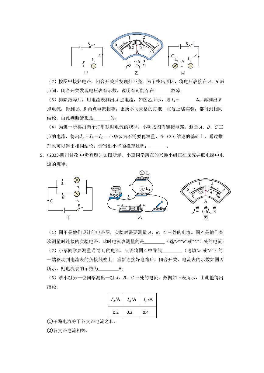 挑战17 实验题（电磁学综合46题）（学生版） 备战2025年中考物理真题《压轴挑战》分类汇编（全国通用）第3页