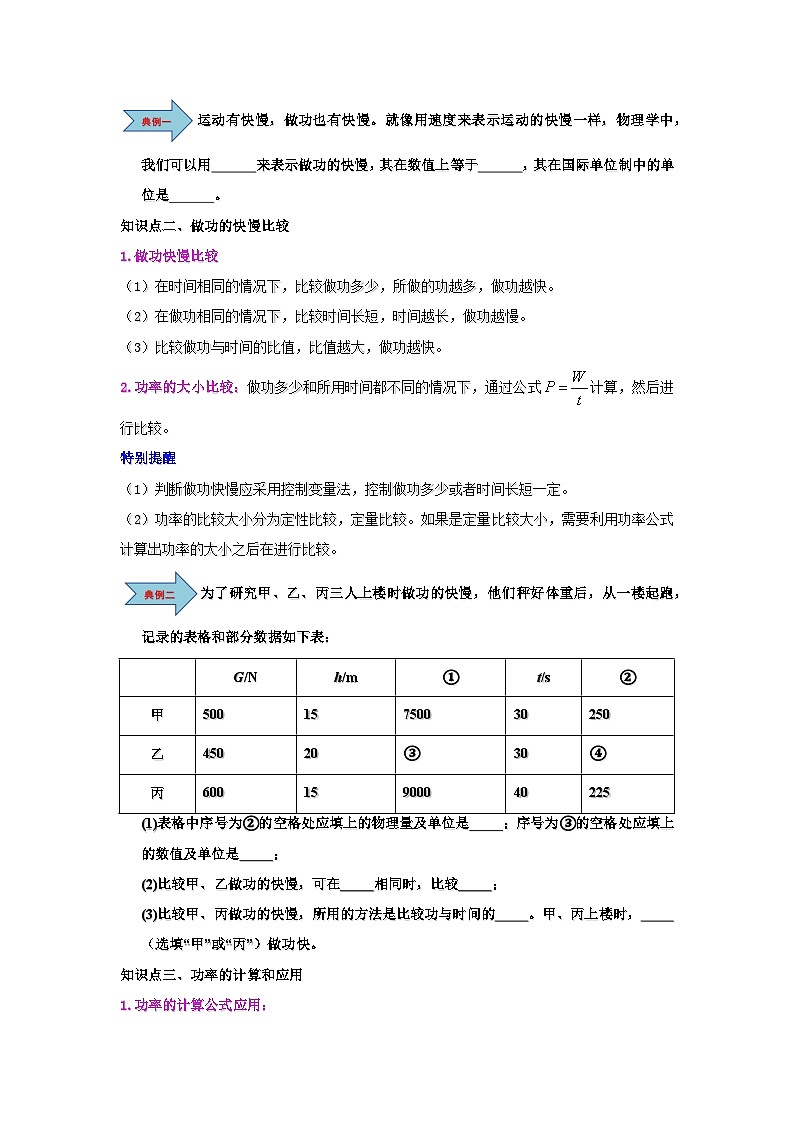 11.2 功率-知识点梳理+练习第2页