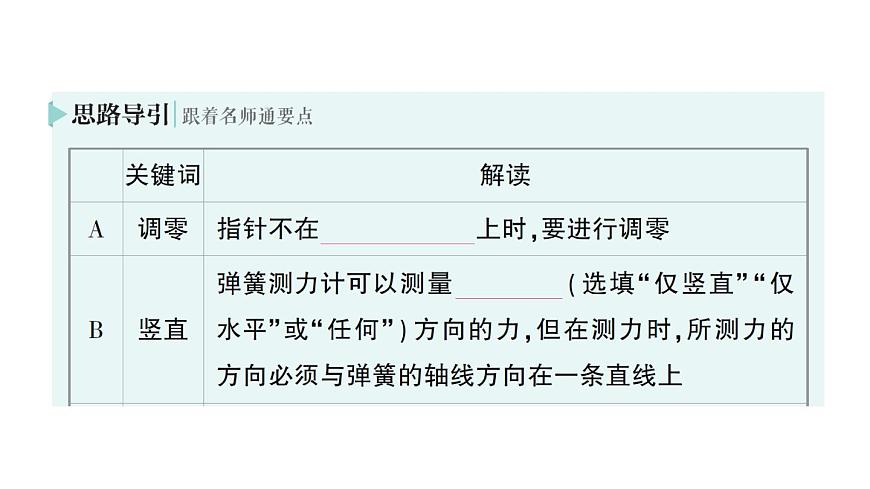初中物理新人教版八年级下册第七章第二节 弹力作业课件2025春第6页