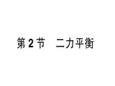 初中物理新人教版八年級下冊第八章第二節(jié) 二力平衡作業(yè)課件2025春