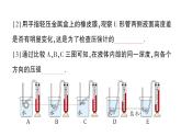 初中物理新人教版八年級(jí)下冊(cè)第九章第二節(jié) 液體的壓強(qiáng)作業(yè)課件2025春
