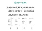 初中物理新人教版八年級(jí)下冊(cè)第十章第四節(jié) 跨學(xué)科實(shí)踐：制作微型密度計(jì)作業(yè)課件2025春