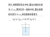 初中物理新人教版八年級(jí)下冊(cè)第十章第四節(jié) 跨學(xué)科實(shí)踐：制作微型密度計(jì)作業(yè)課件2025春