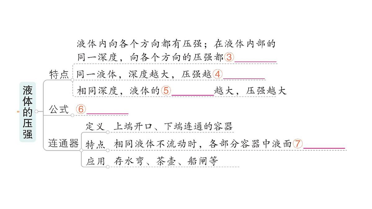 初中物理新人教版八年级下册第九章章末复习提升作业课件2025春第3页