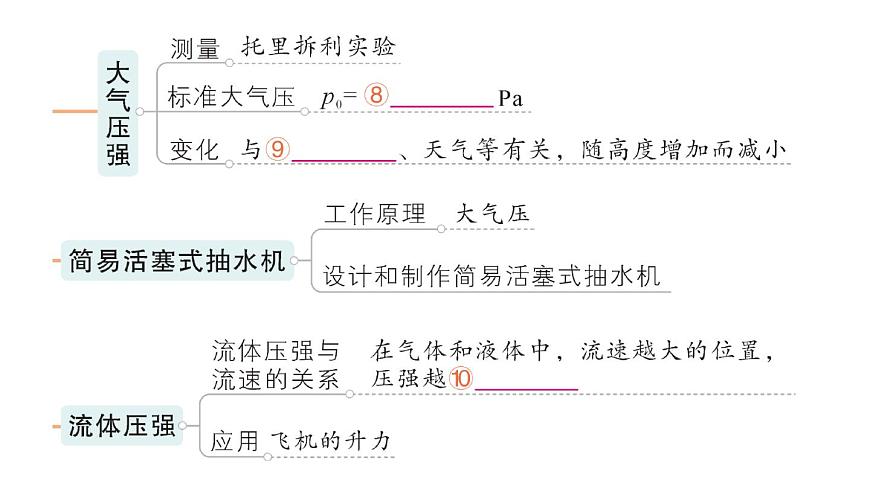 初中物理新人教版八年级下册第九章章末复习提升作业课件2025春第4页
