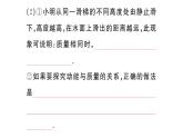 初中物理新滬科版八年級全冊第十章實踐 探究游樂設(shè)施中的功與能作業(yè)課件2025春