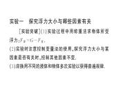 初中物理新滬科版八年級全冊第九章重點(diǎn)實(shí)驗(yàn)突破作業(yè)課件2025春