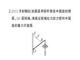 初中物理新滬科版八年級(jí)全冊(cè)第十一章專題六 杠桿作圖作業(yè)課件2025春