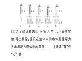 初中物理新滬科版八年級(jí)全冊(cè)第九章第二節(jié) 探究：浮力大小與哪些因素有關(guān)作業(yè)課件2025春