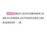 初中物理新滬科版八年級全冊第九章中考新考向 跨學(xué)科實(shí)踐題作業(yè)課件2025春