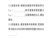 初中物理新滬科版八年級(jí)全冊(cè)第九章第三節(jié) 阿基米德原理課堂作業(yè)課件2025春