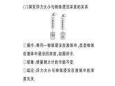 初中物理新滬科版八年級(jí)全冊(cè)第九章第二節(jié) 探究：浮力大小與哪些因素有關(guān)課堂作業(yè)課件2025春