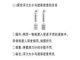 初中物理新滬科版八年級(jí)全冊(cè)第九章第二節(jié) 探究：浮力大小與哪些因素有關(guān)課堂作業(yè)課件2025春