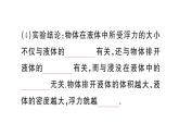 初中物理新滬科版八年級(jí)全冊(cè)第九章第二節(jié) 探究：浮力大小與哪些因素有關(guān)課堂作業(yè)課件2025春