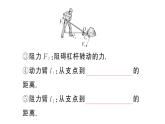 初中物理新滬科版八年級(jí)全冊(cè)第十一章第一節(jié)第一課時(shí) 杠桿的平衡條件課堂作業(yè)課件2025春