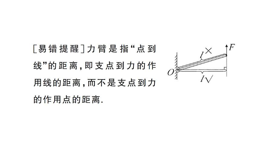 初中物理新沪科版八年级全册第十一章第一节第一课时 杠杆的平衡条件课堂作业课件2025春第4页