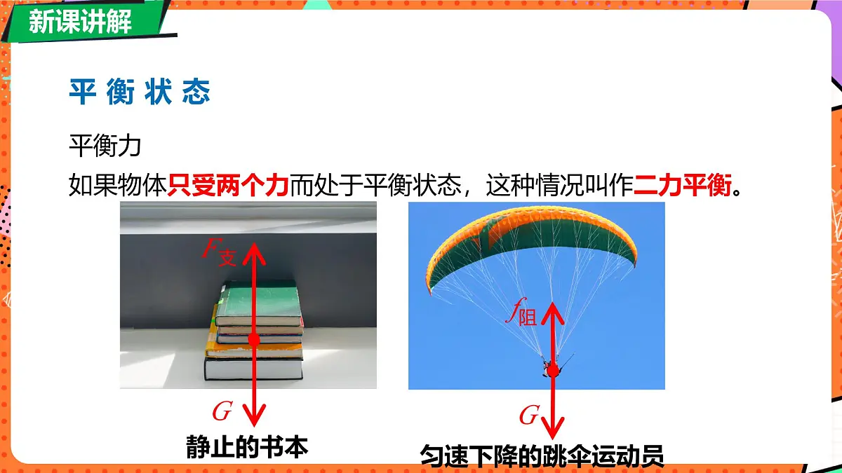 北师大版（2024）物理八年级下册 7.5 二力平衡（课件）第8页