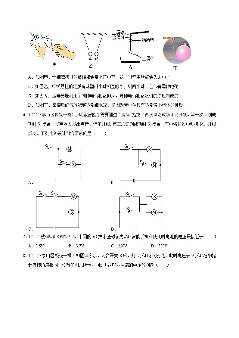 山东省济南市2024-2025学年九年级下学期开学适应性模拟测试 物理练习卷1（含解析）第2页
