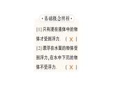 初中物理新滬科版八年級全冊第九章第一節(jié) 認(rèn)識浮力作業(yè)課件（2025春）