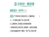 初中物理新教科版八年級(jí)下冊(cè)第7章第1節(jié) 力作業(yè)課件2025春