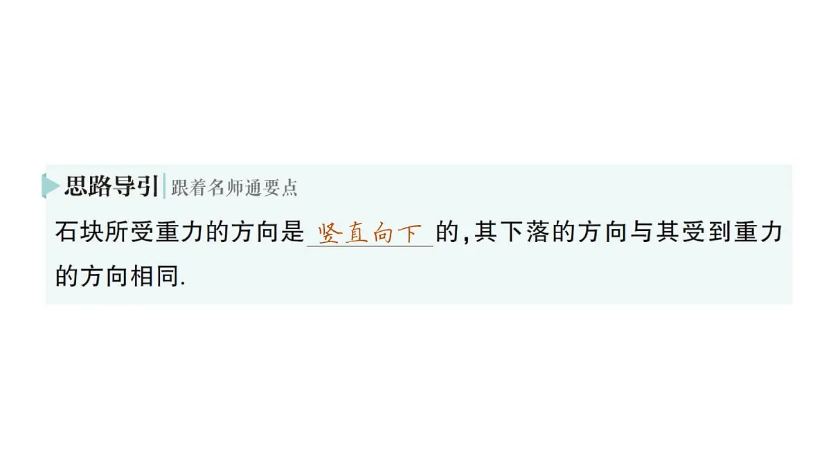 初中物理新教科版八年级下册第7章第4节 重力作业课件2025春第7页