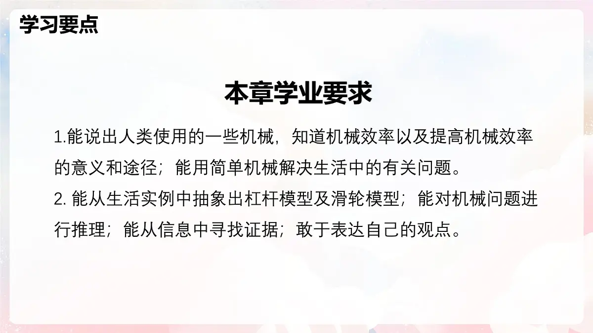 第十一章 简单机械整理与复习—初中物理八年级全一册 同步教学课件（沪科版2024）第2页