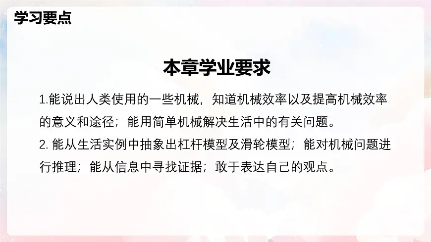 第十一章 简单机械整理与复习—初中物理八年级全一册 同步教学课件（沪科版2024）第2页