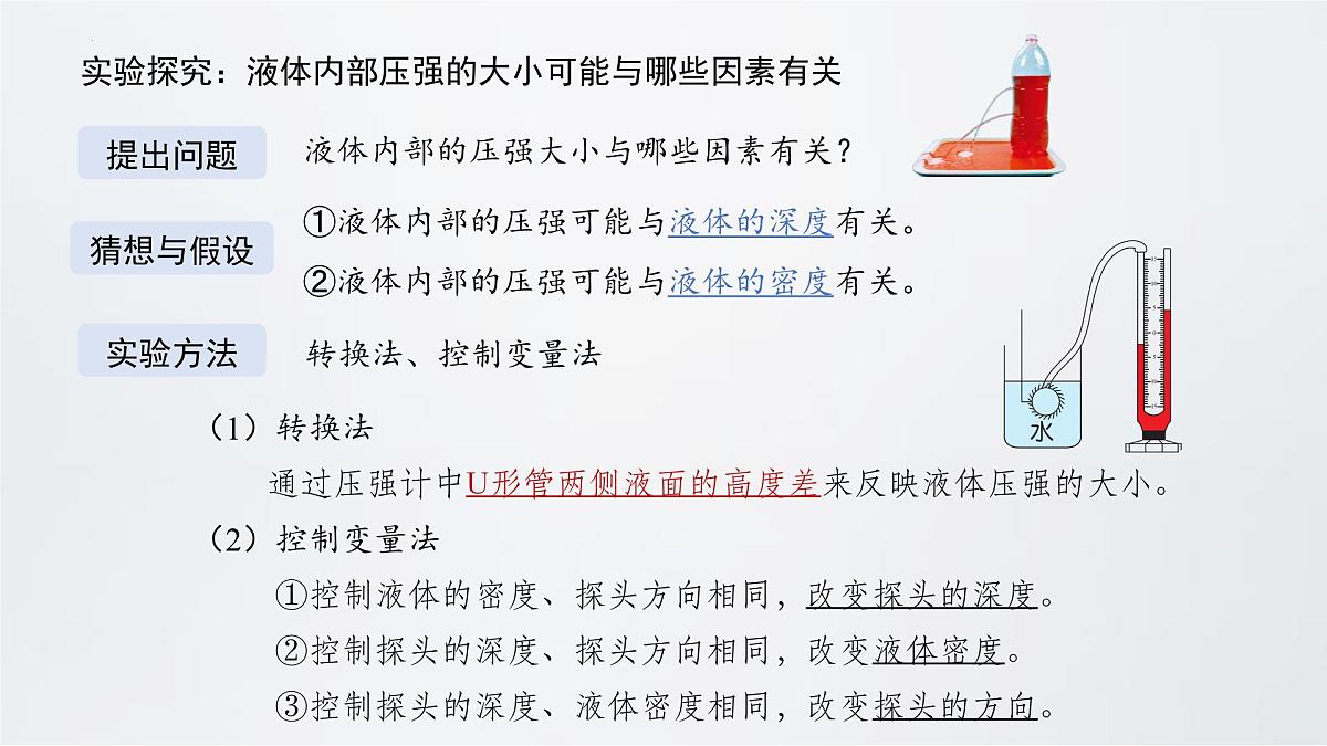 9.2 液体的压强 第1课时 2025学年人教版八年级物理下册课件第8页