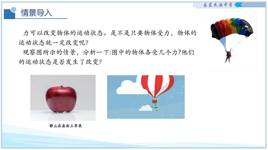 7.5 二力平衡 2025学年八年级物理下册（北师大版2024） 课件第4页