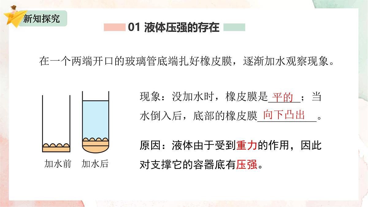 9.2 液体的压强 课件 2025学年物理人教版八年级下册第4页