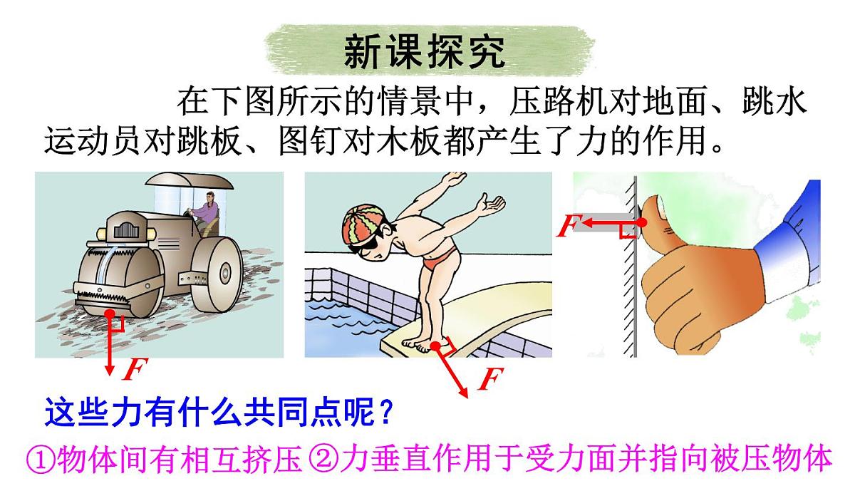 初中物理新北师大版八年级下册第八章第一节 压强教学课件2025春第5页