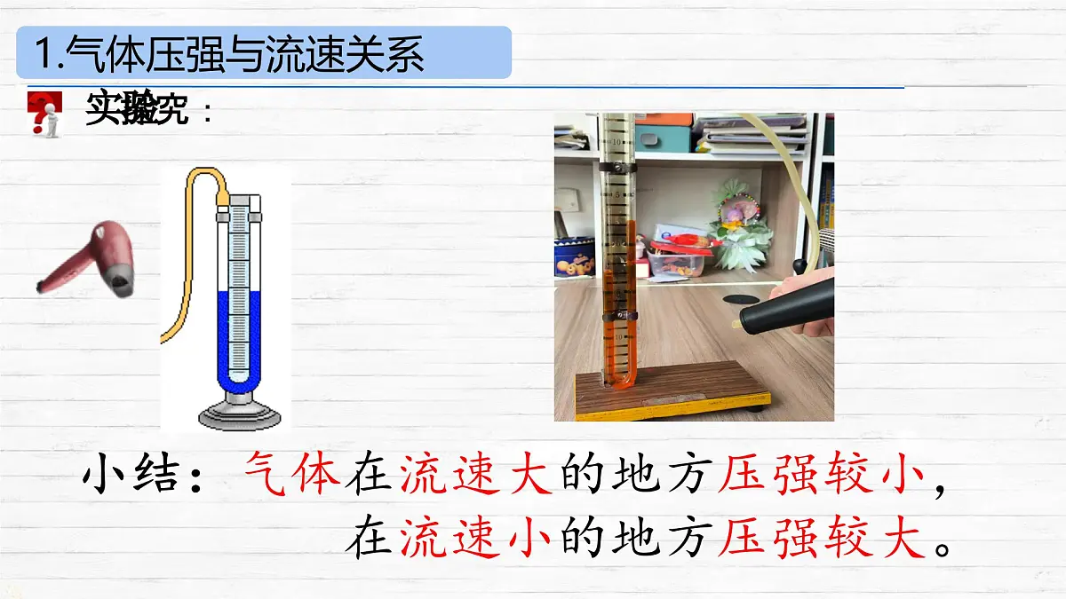 8.4 流体压强与流速的关系 课件-2024-2025学年沪科版物理八年级下册第8页
