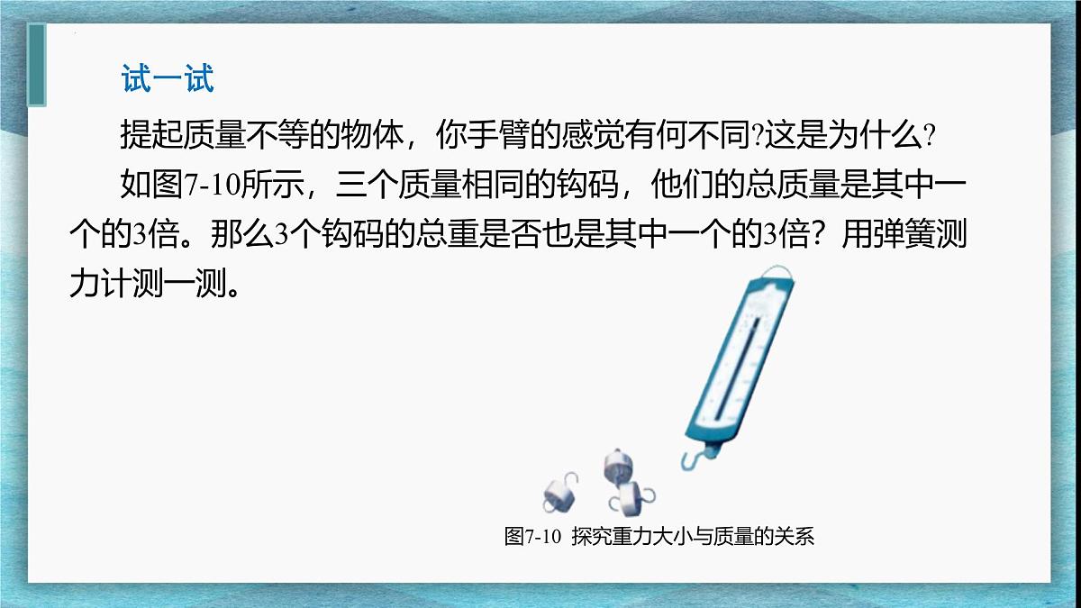 7.2 重力 力的示意图（两课时）2025学年苏科版物理八年级下册 课件第6页
