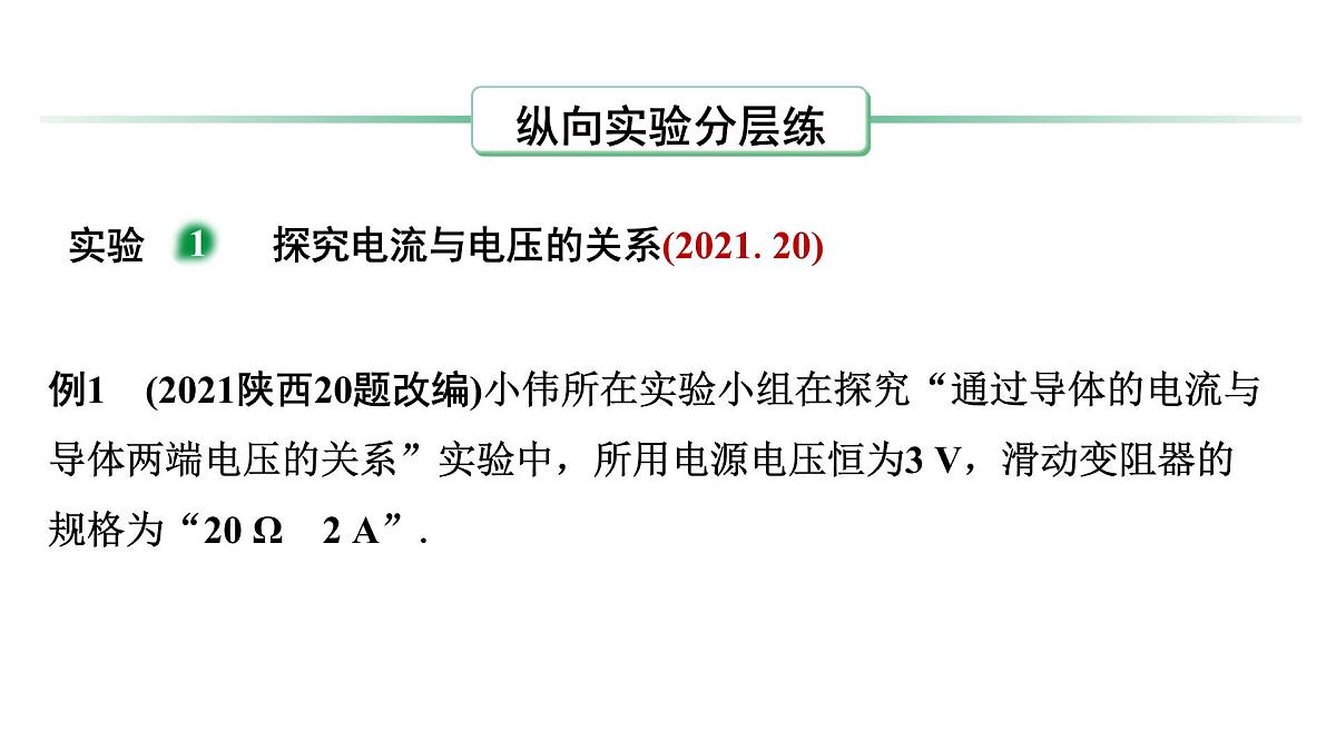 第十七章 探究电流与电压、电阻的关系-2025年中考物理一轮复习专题讲练课件PPT第7页