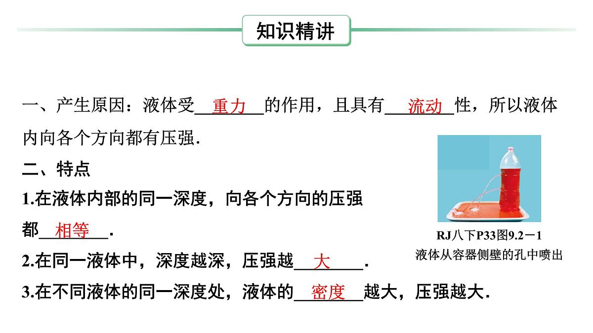 第十一章 液体压强-2025年中考物理一轮复习专题讲练课件PPT第3页