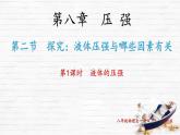 8.2 探究：液體壓強(qiáng)與哪些因素有關(guān) 課件-2024-2025學(xué)年滬科版物理八年級(jí)下冊(cè)